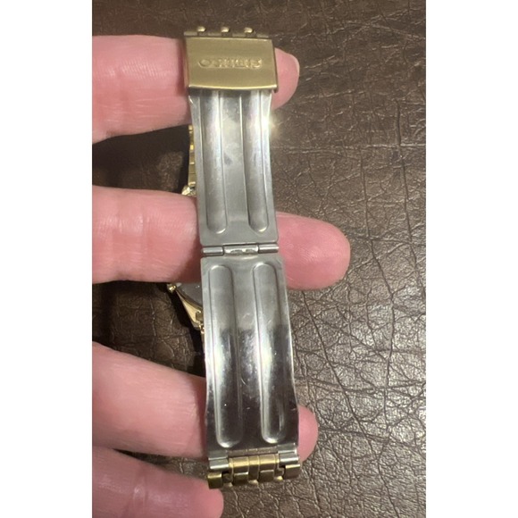 SEIKO Quartz World Timer Men's Watch 8V22-7008 Vintage 1980S. New Battery Works - Picture 9 of 12